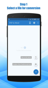 Descargar Convertidor de PDF a Word Trabajo para Android captura de pantalla 2