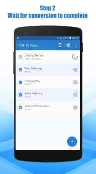 Descargar Convertidor de PDF a Word Trabajo para Android captura de pantalla 3