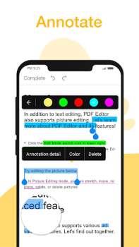 Descargar PDF Reader Pro: Editar PDF Trabajo para Android captura de pantalla 3