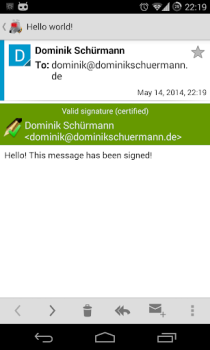 Descargar OpenKeychain: Easy PGP Comunicación para Android captura de pantalla 7