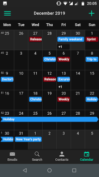 Correo y calendario Tutanota