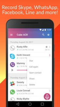 Descargar Call Recorder - Cube ACR Herramientas para Android captura de pantalla 2