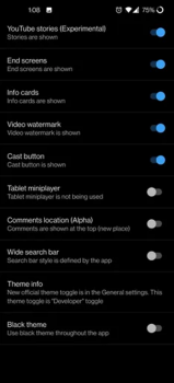 Descargar YouTube Vanced Editores y reproductores de video para Android captura de pantalla 4