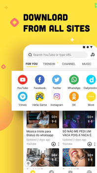 Descargar SnapTube Editores y reproductores de video para Android captura de pantalla 3