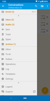 Descargar FairEmail, privacy aware email Comunicación para Android captura de pantalla 2