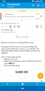Descargar FairEmail, privacy aware email Comunicación para Android captura de pantalla 4