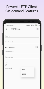 Descargar FTP Tool - Fast FTP Server Herramientas para Android captura de pantalla 3