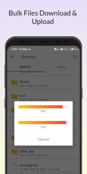 Descargar FTP Tool - Fast FTP Server Herramientas para Android captura de pantalla 5