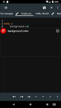 Descargar Html Editor Herramientas para Android captura de pantalla 3