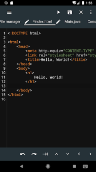 Descargar Html Editor Herramientas para Android captura de pantalla 4