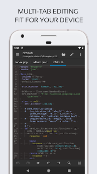 Descargar Editor de código Trabajo para Android captura de pantalla 3