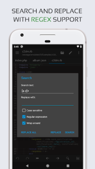 Descargar Editor de código Trabajo para Android captura de pantalla 4