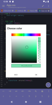 Descargar Acode - code editor | FOSS Trabajo para Android captura de pantalla 2