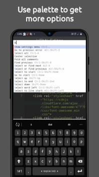 Descargar HTML Editor - HTML, CSS & JS Trabajo para Android captura de pantalla 6