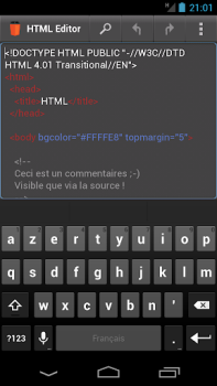 Descargar HTML Editor Herramientas para Android captura de pantalla 3