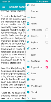 Descargar Text Editor Trabajo para Android captura de pantalla 3