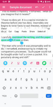 Descargar Text Editor Trabajo para Android captura de pantalla 4