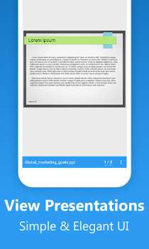 Descargar PPT Reader - View PPTX Slides Herramientas para Android captura de pantalla 2