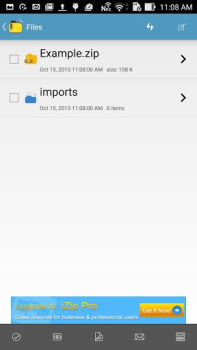 Descargar iZip - Zip Unzip Tool Herramientas para Android captura de pantalla 2