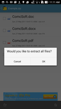 Descargar iZip - Zip Unzip Tool Herramientas para Android captura de pantalla 4