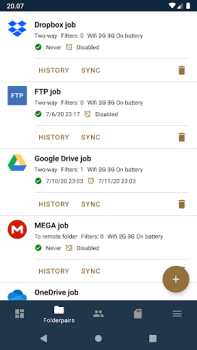 Descargar FolderSync Comunicación para Android captura de pantalla 4