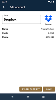 Descargar FolderSync Comunicación para Android captura de pantalla 5