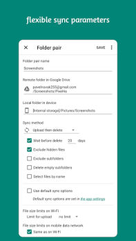 Descargar Autosync - File Sync & Backup Trabajo para Android captura de pantalla 5
