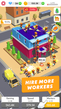 Descargar Idle Construction 3D Estrategias para Android captura de pantalla 3