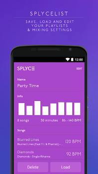 Descargar Splyce music player & automix Música y audio para Android captura de pantalla 5