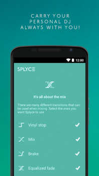 Descargar Splyce music player & automix Música y audio para Android captura de pantalla 7