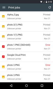 Descargar Виртуальный принтер Google Trabajo para Android captura de pantalla 3