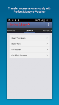 Descargar Perfect Money Finanzas para Android captura de pantalla 4