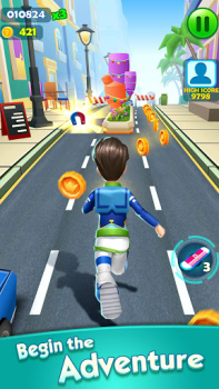 Descargar Subway Princess Runner Arcada para Android captura de pantalla 2