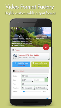 Descargar Video Format Factory Herramientas para Android captura de pantalla 3
