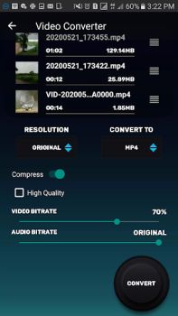 Descargar Video Converter & Compressor Herramientas para Android captura de pantalla 4