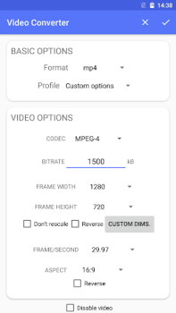 Descargar Convertidor de video Editores y reproductores de video para Android captura de pantalla 3