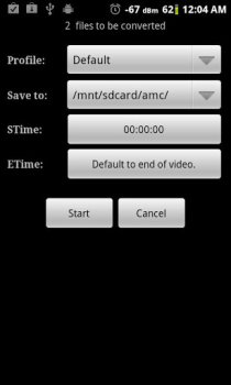Descargar Video Converter Android Editores y reproductores de video para Android captura de pantalla 2