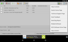 Descargar Switch Audio Converter Música y audio para Android captura de pantalla 7