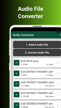 Descargar Audio Converter To Any Format Música y audio para Android captura de pantalla 3