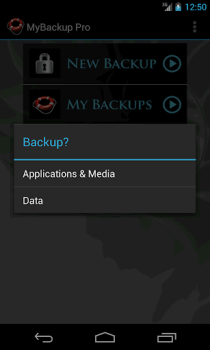 Descargar My Backup Herramientas para Android captura de pantalla 2