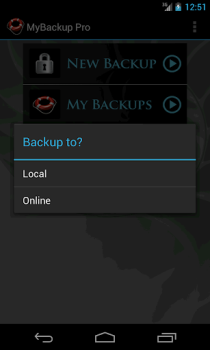 Descargar My Backup Herramientas para Android captura de pantalla 3
