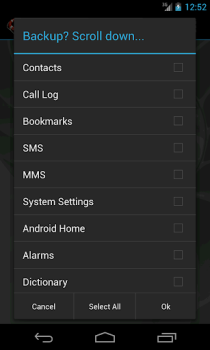 Descargar My Backup Herramientas para Android captura de pantalla 4