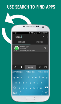 Descargar Apps Backup and Restore Trabajo para Android captura de pantalla 4