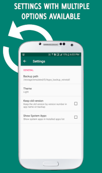 Descargar Apps Backup and Restore Trabajo para Android captura de pantalla 5