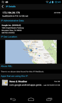 Descargar Network Connections Herramientas para Android captura de pantalla 4