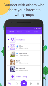 Descargar Whisper Social para Android captura de pantalla 2