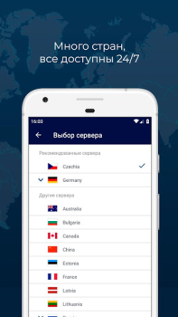 Descargar RUSVPN - VPN rápido y seguro para Android Herramientas para Android captura de pantalla 3