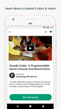 Descargar Kickstarter Social para Android captura de pantalla 2