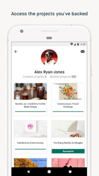 Descargar Kickstarter Social para Android captura de pantalla 4