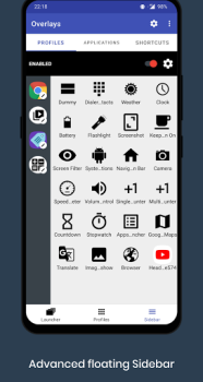 Descargar Overlays - Floating Launcher Trabajo para Android captura de pantalla 5